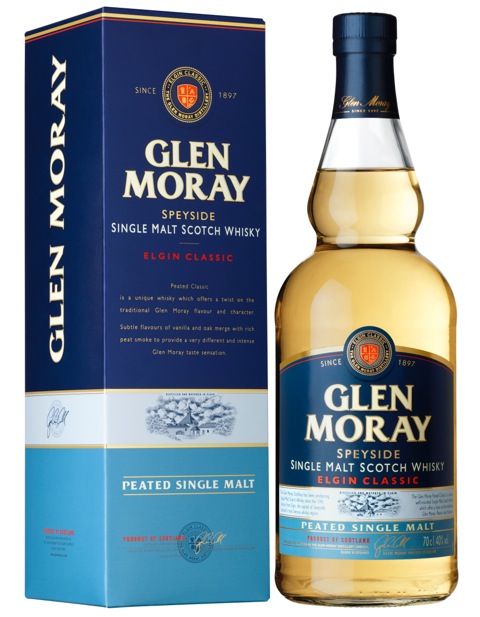 Glen Moray Peated Bottle and Carton HD