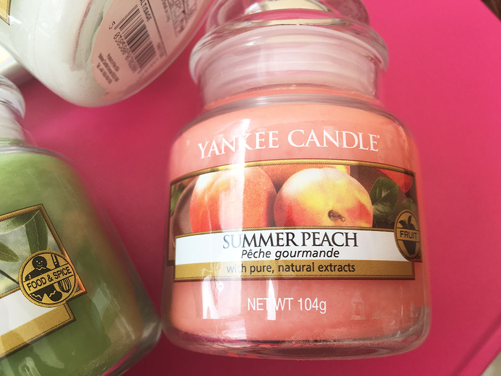 Yankee candle summer peach