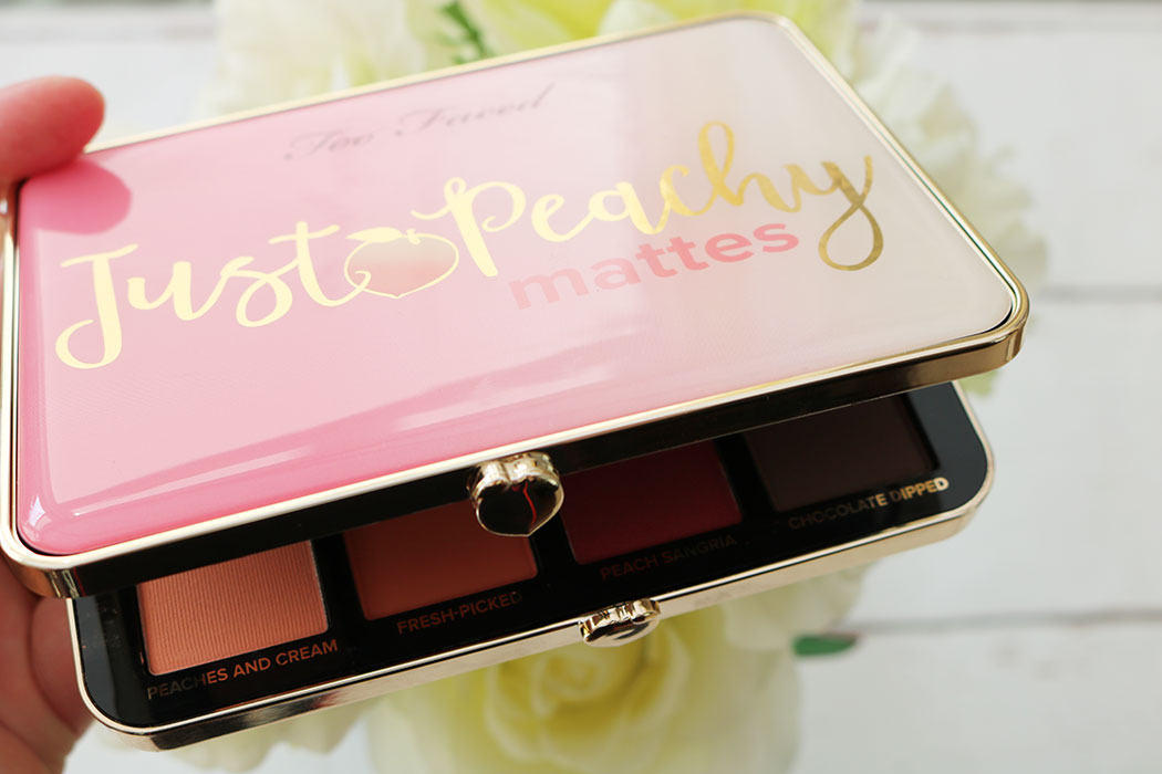 too faced just peachy mattes