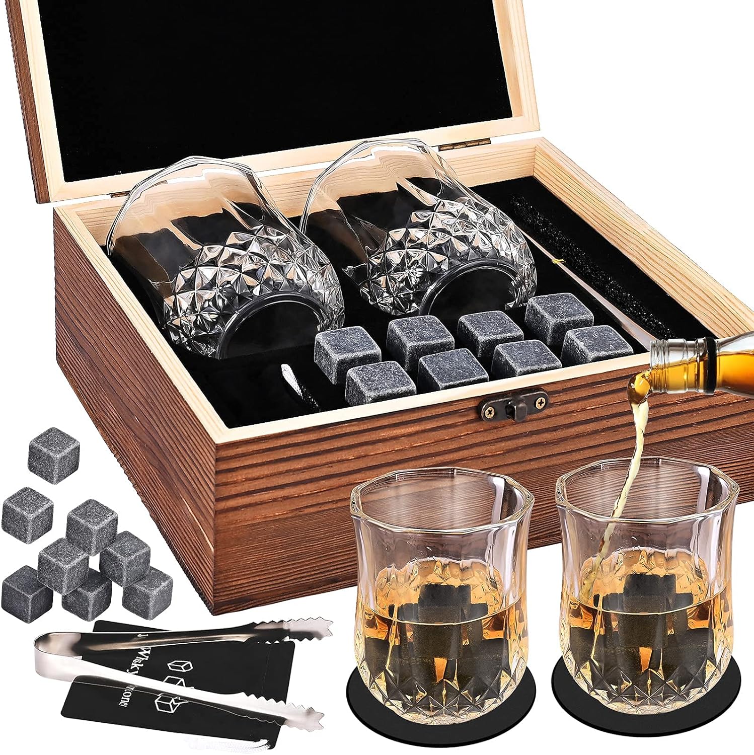 whisky stones set