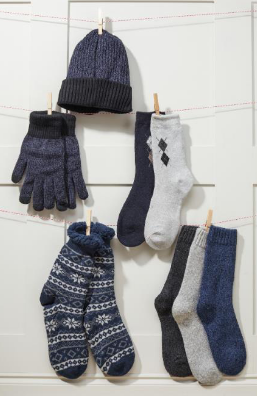 multi packs of thick and warm socks