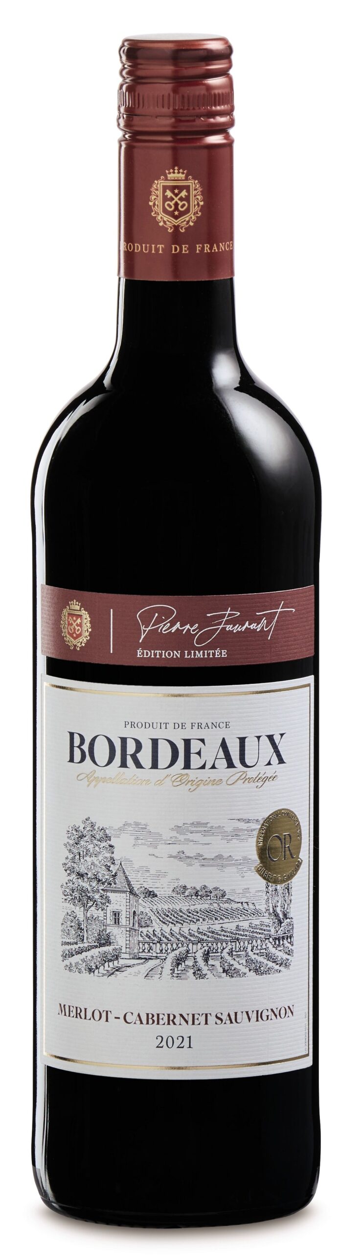 Image of aldi's red wine dupe for Beckhams fave