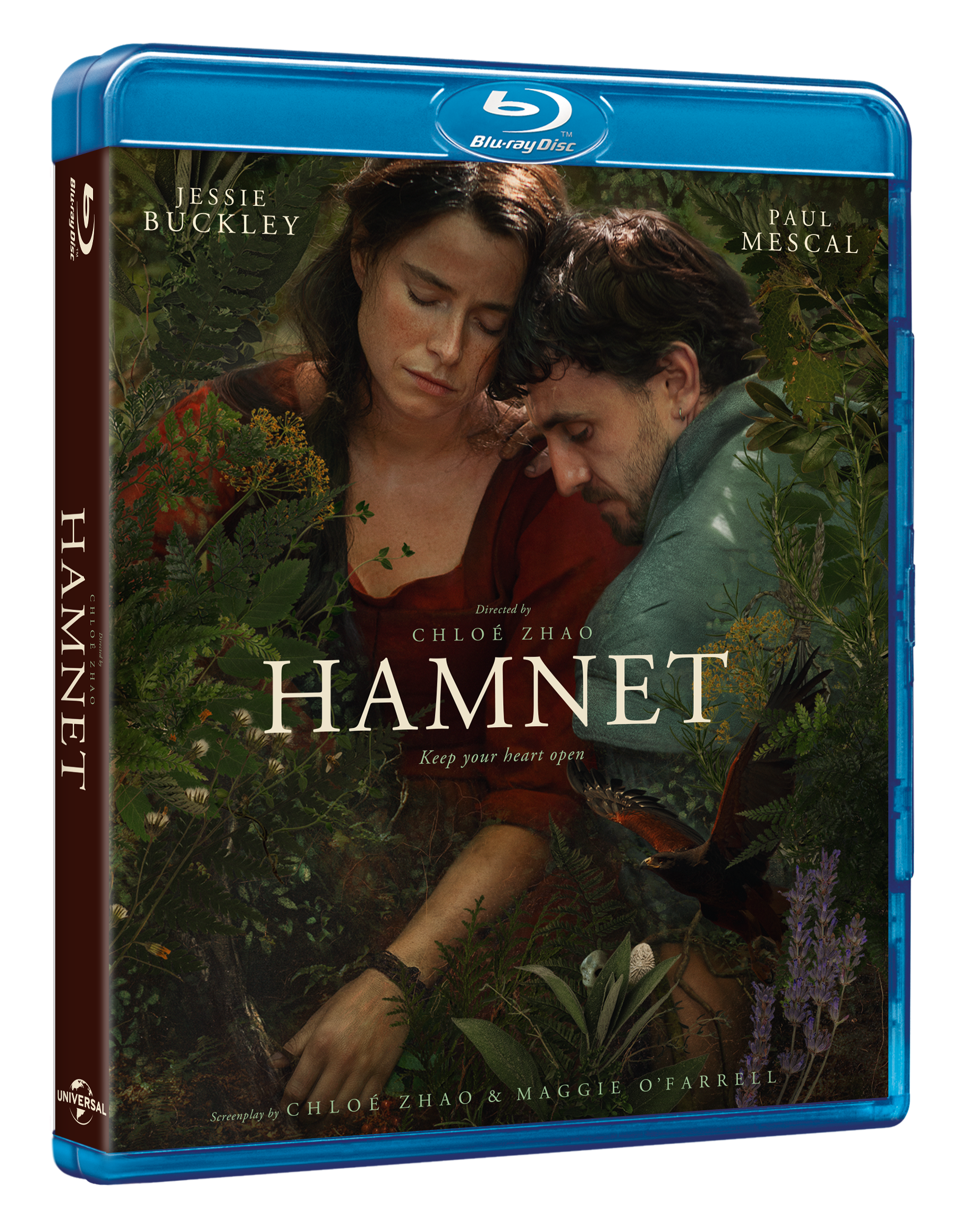 A finished packshot of Hamnet on Blu ray