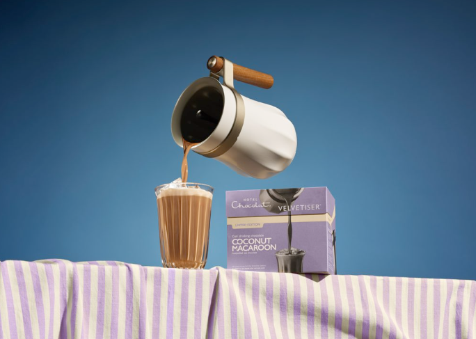 Hotel Chocolat coconut macaroon iced chocolate drink