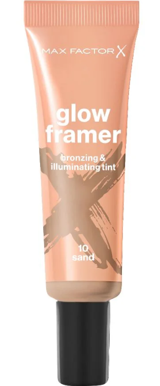 Max factor bronze and glow framer in orange bottle