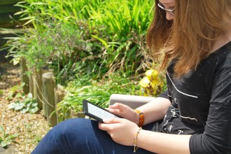 Using kindle in the garden