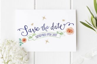 luxury save the date cards