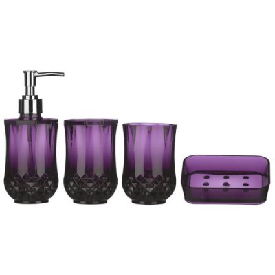 Purple Bathroom Set