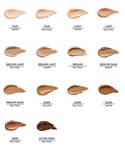 All Nighter Concealer Swatches